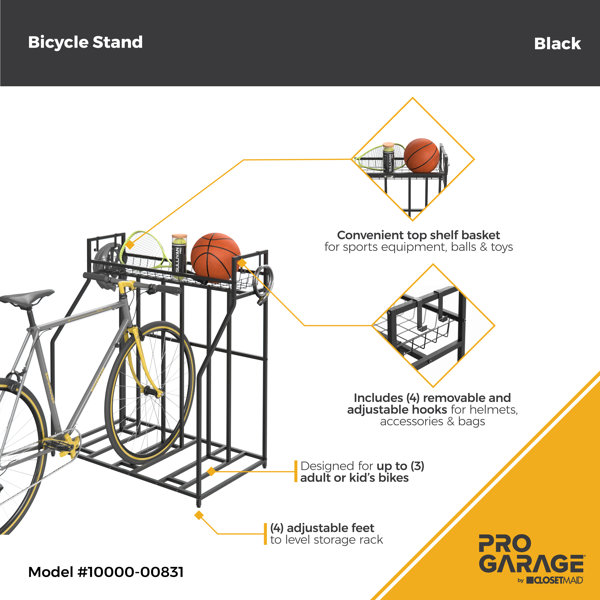 Wayfair basics 2 bike deals freestanding bike rack wayfair basics